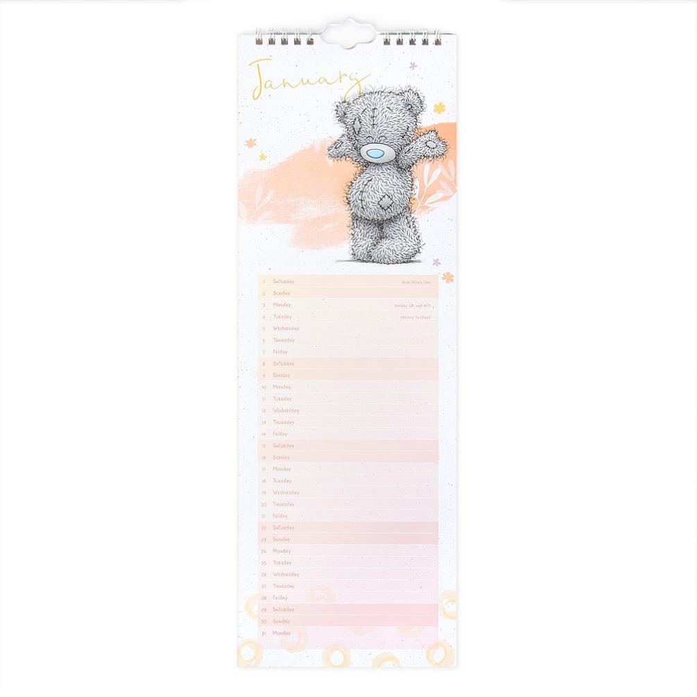 2022 Me to You Bear Classic Slim Calendar Extra Image 1